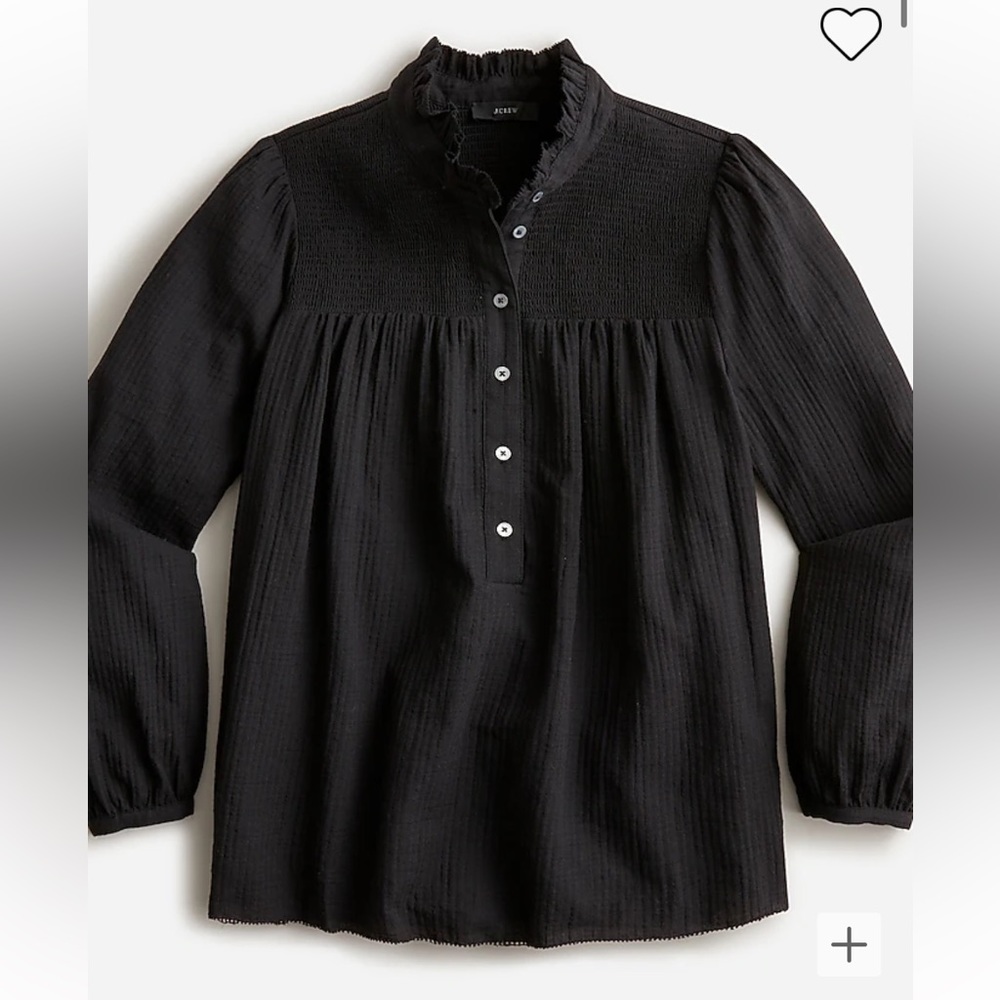 J.CREW Long Sleeve Gauze Garden Top